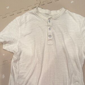 rag & bone Off-White Short Sleeve Henley